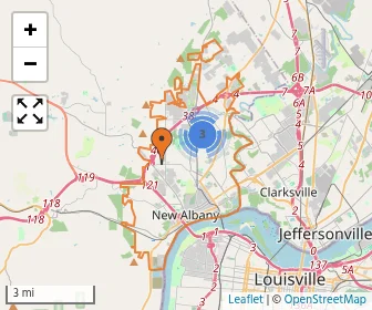 Area schools map